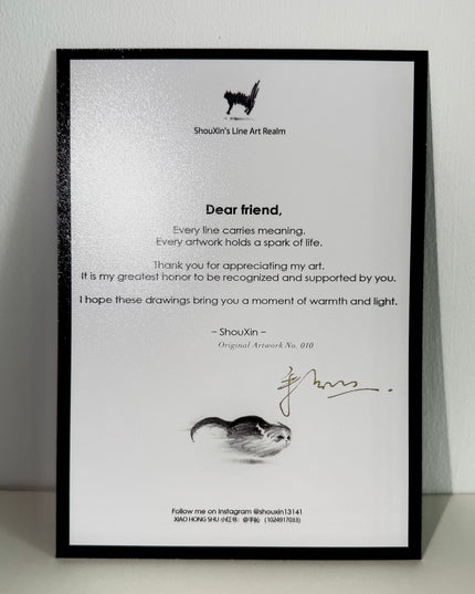 No. 010  "Black Cat Series – Warning"