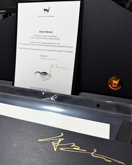 No. 010  "Black Cat Series – Warning"