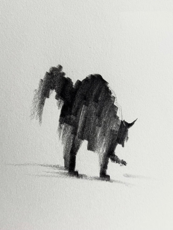 No. 040 "Black Cat Series, Stretching"