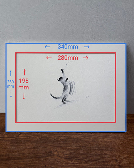 Art Print - "Siamese Cat - At Play" (2607P001)