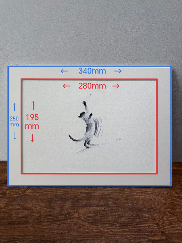 Art Print - "Siamese Cat - At Play" (2607P001)