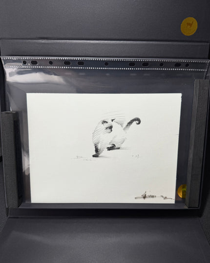 No. 009  "Siamese Cat Series – Looking Back"