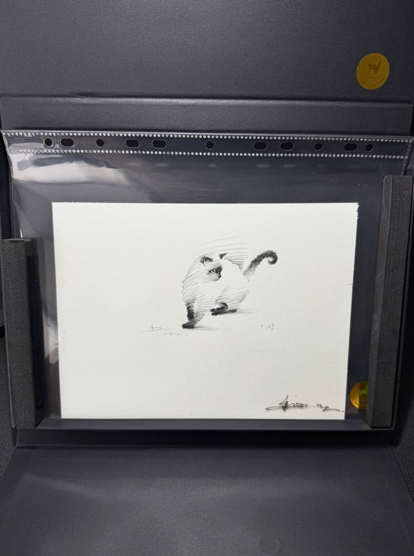 No. 009  "Siamese Cat Series – Looking Back"