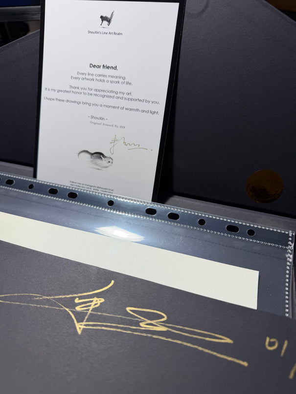 No. 019  "Black Cat Series, Warning"