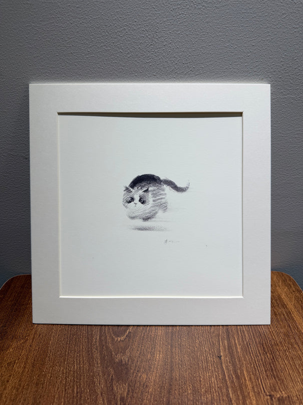 Dashing Kittens Series (Set of 4 Illustrations)