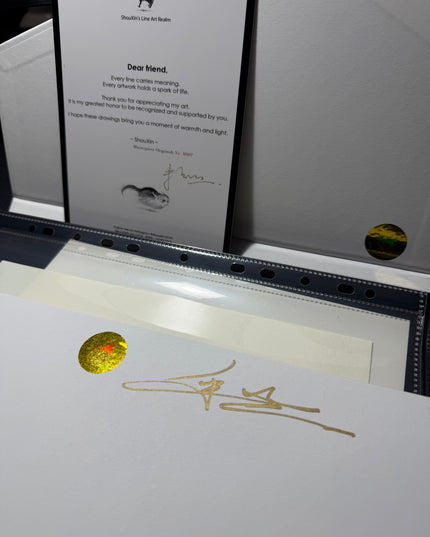 No. M007  "Black Cat Series, Stillness II" (Masterpiece)