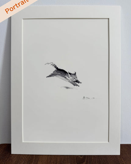 Art Print – "Dashing Cat" Back in Stock (2506P001)