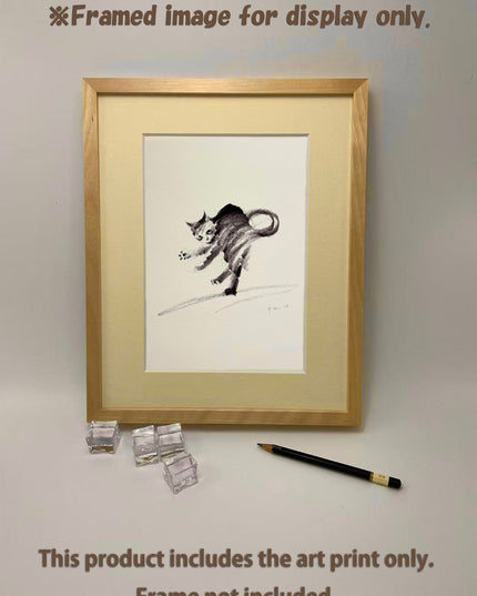 Art Print - "The Black Cat - Crab Walk" (2603P001)