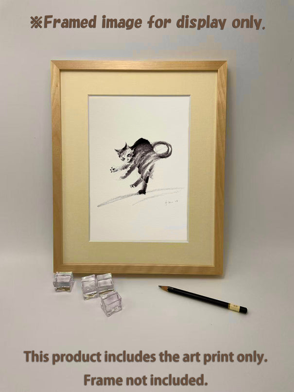 Art Print - "The Black Cat - Crab Walk" (2603P001)
