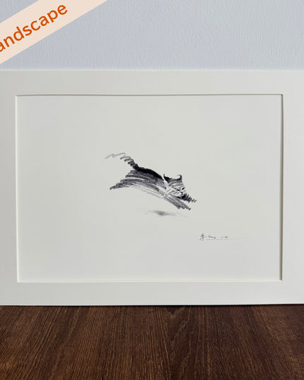 Art Print – "Dashing Cat" Back in Stock (2506P001)