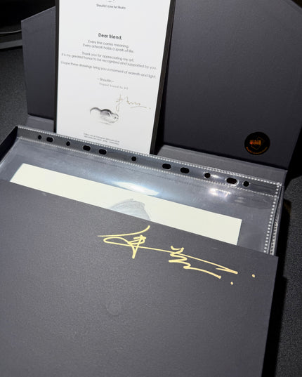 No. 015  "Black Cat Series – Fluffed Up"