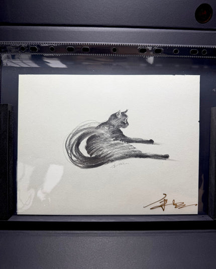 No. 029 "Black Cat Series, Contemplation"