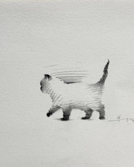 No. 005  "Black Cat Series – Siamese Ⅱ"