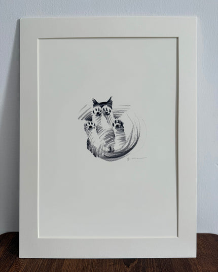 Art Print – "Peek-a-Boo" (xmasP010)