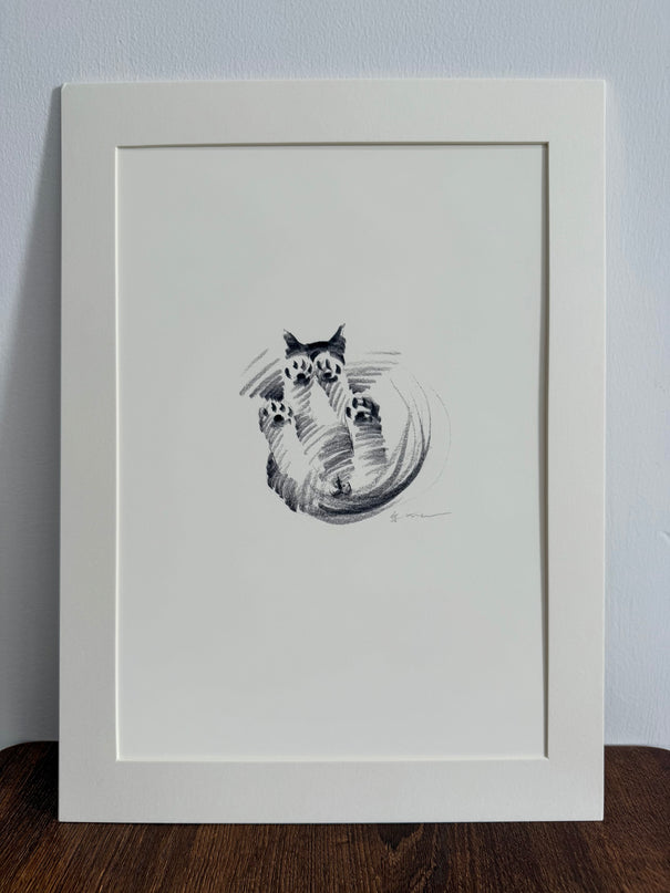 Art Print – "Peek-a-Boo" (xmasP010)