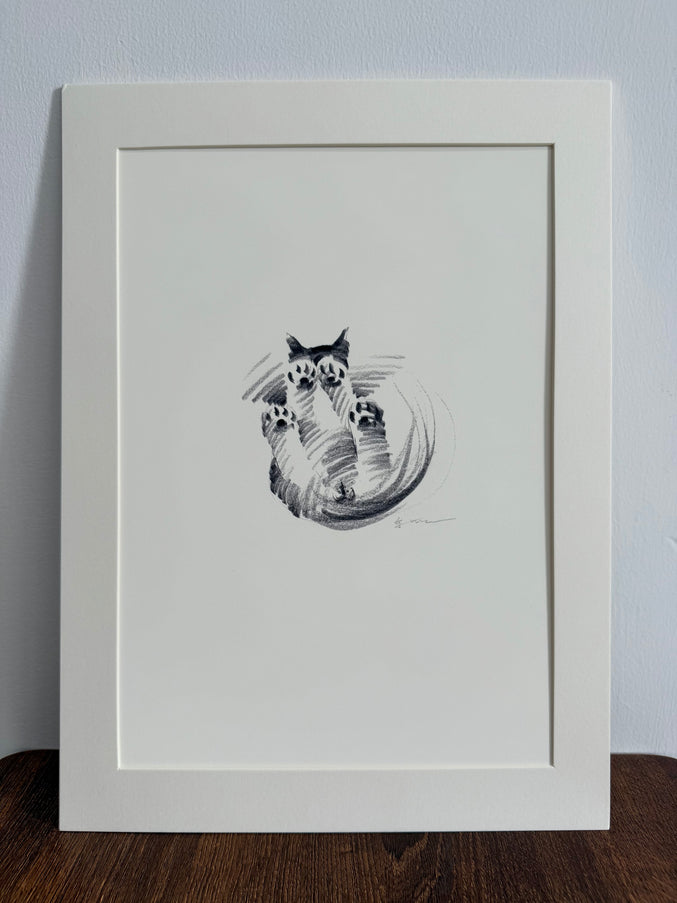 Art Print – "Peek-a-Boo" (xmasP010)