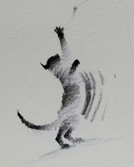No. M012  "Siamese Cat, At Play" (Masterpiece)