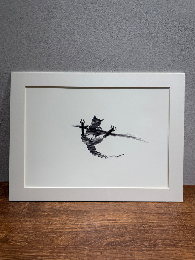 Art Print – "Hanging Cat" (2512P001)