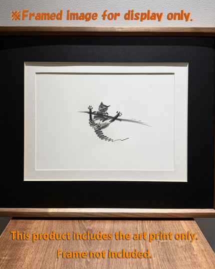 Art Print – "Hanging Cat" (2512P001)