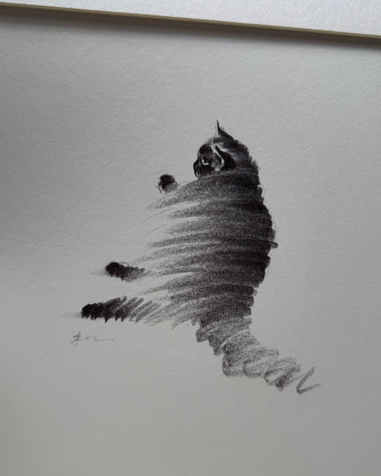 Art Print – "Lazy Cat" (2512P002)