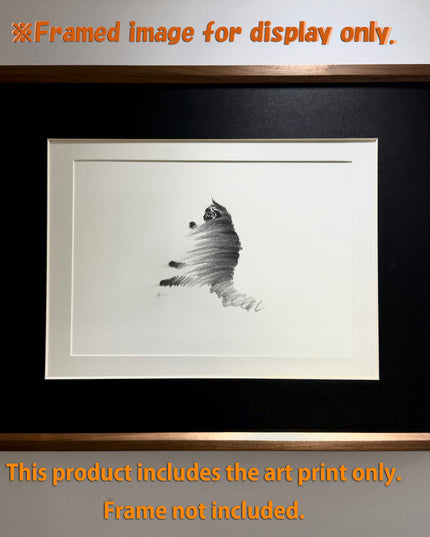 Art Print – "Lazy Cat" (2512P002)