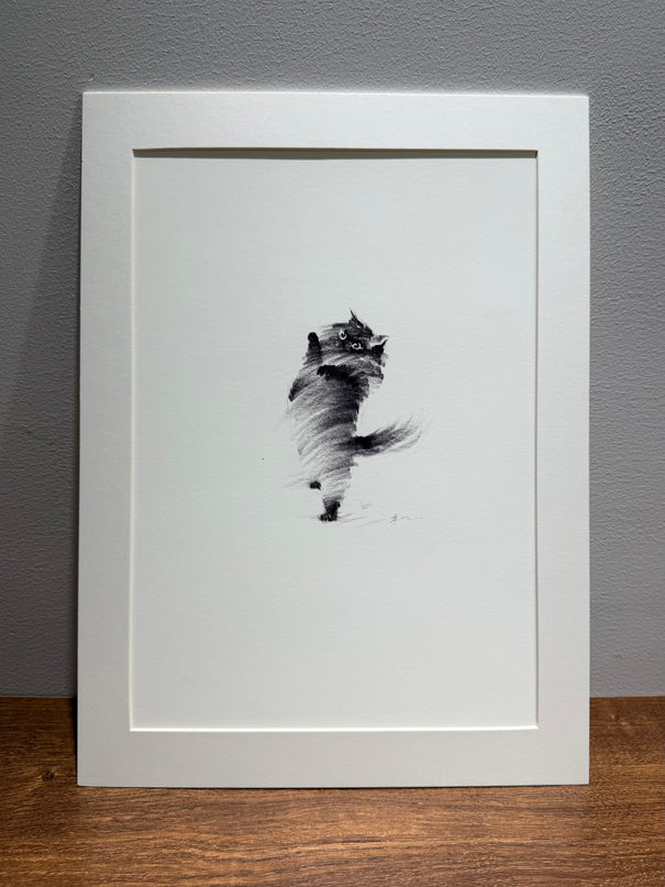 Art Print – "Standing Cat" (2512P005)