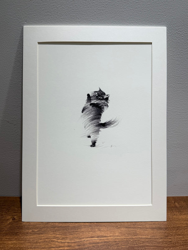 Art Print - "Standing Cat" (2607P008)