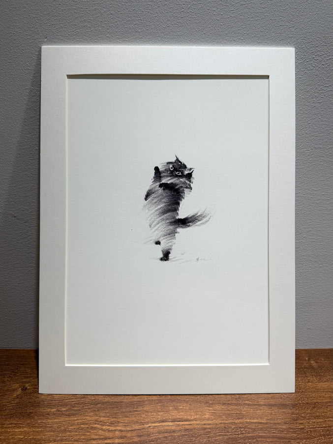 Art Print - "Standing Cat" (2607P008)