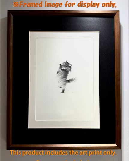 Art Print – "Standing Cat" (2512P005)