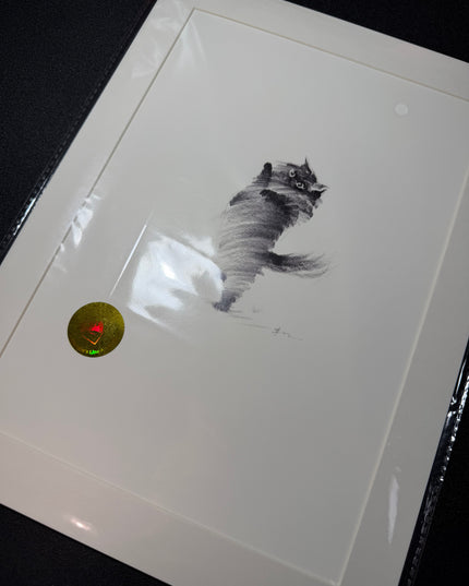 Art Print – "Standing Cat" (2512P005)