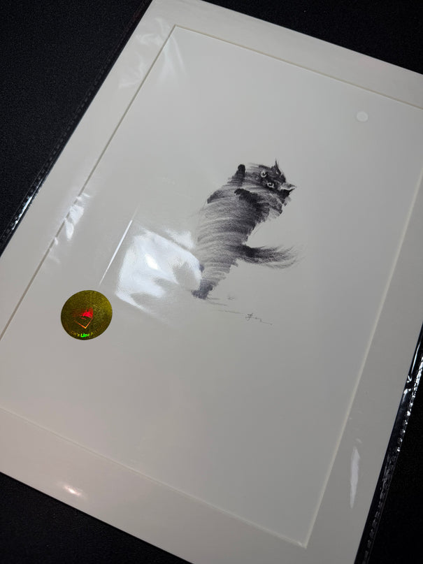 Art Print - "Standing Cat" (2607P008)