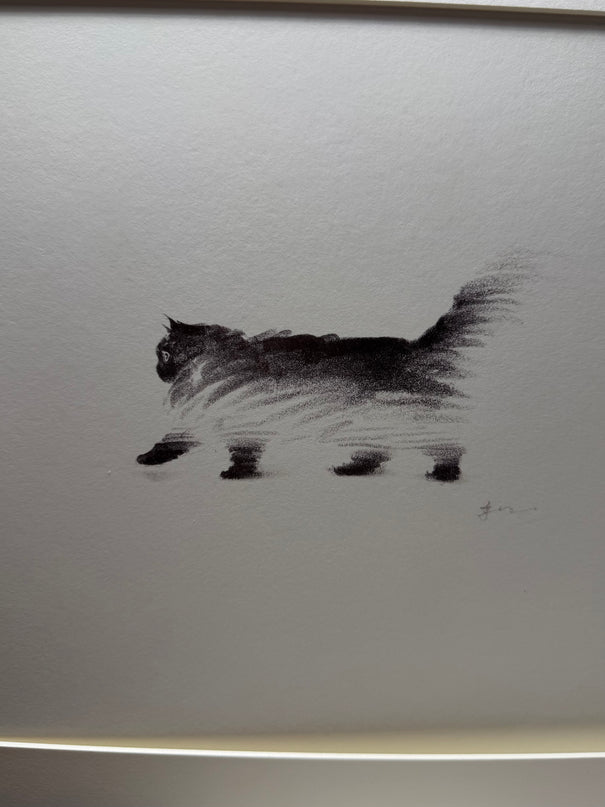 Art Print – "Walking Black Puff" (2512P006)