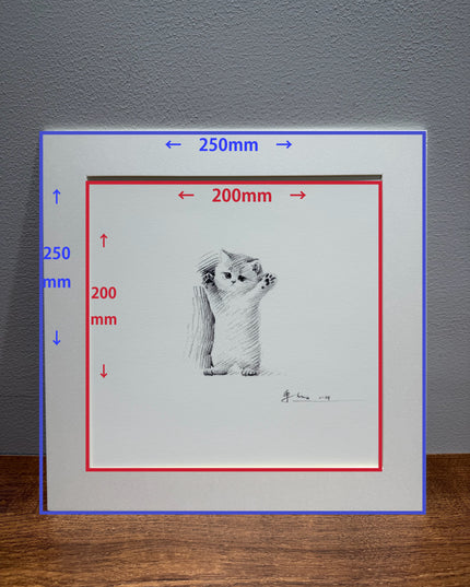 Leisurely Kittens Series (Set of 4 Illustrations)