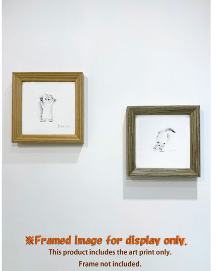 Leisurely Kittens Series (Set of 4 Illustrations)