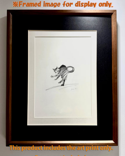 Art Print - "The Black Cat - Crab Walk" (2603P001)
