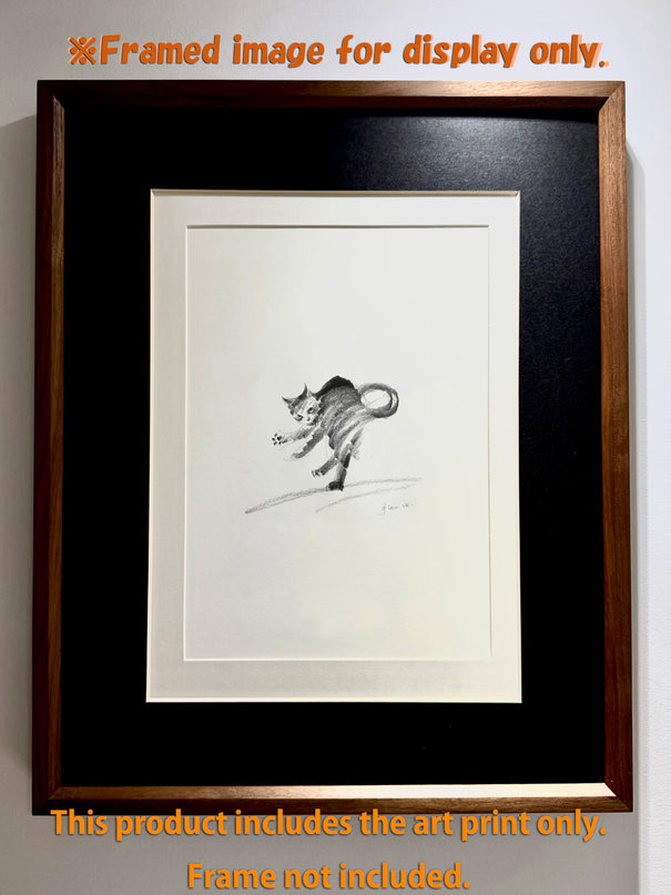 Art Print - "The Black Cat - Crab Walk" (2603P001)