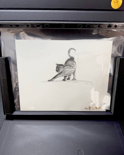 No. 014  "Black Cat Series – Stretching"