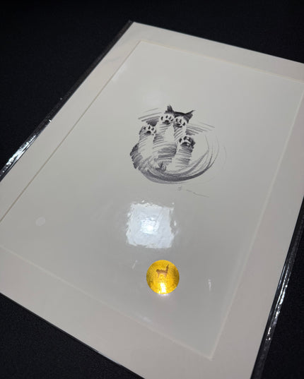 Art Print – "Peek-a-Boo" (xmasP010)