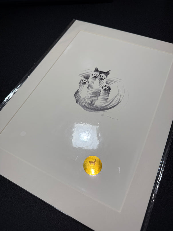 Art Print – "Peek-a-Boo" (xmasP010)