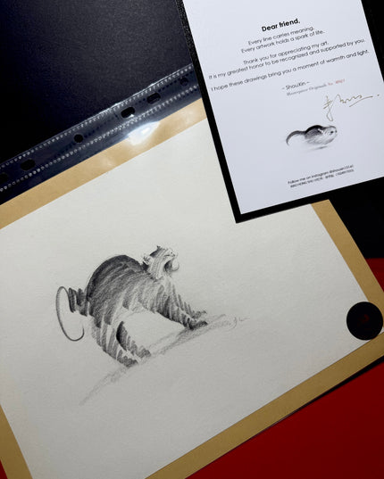 No. M021  "Black Cat Series, The Big Yawn" (Masterpiece)