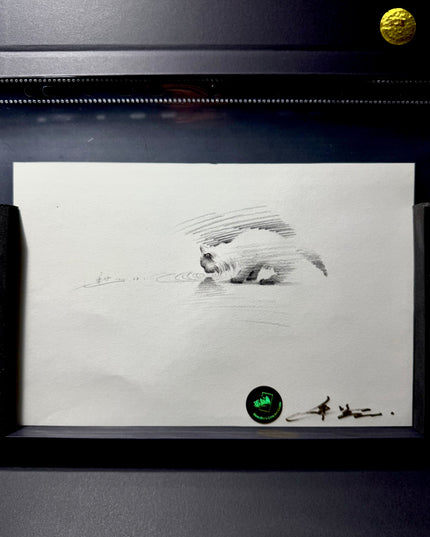 No. 018  "Drinking Cat"