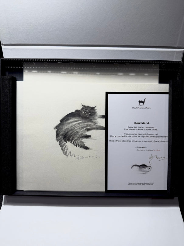 No. M010  "Black Cat Series, Gaze" (Masterpiece)