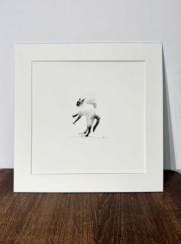 Siamese Cats Series (Set of 4 Illustrations)