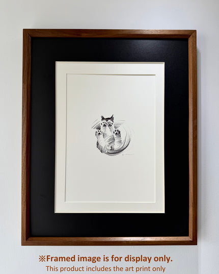 Art Print – "Peek-a-Boo" (xmasP010)