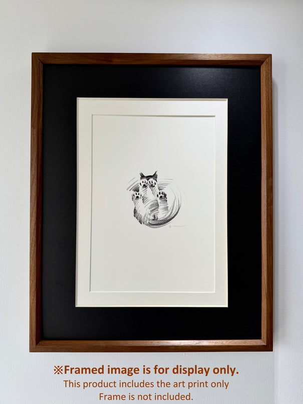 Art Print – "Peek-a-Boo" (xmasP010)