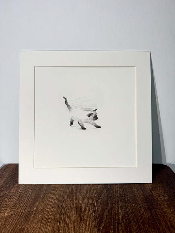 Siamese Cats Series (Set of 4 Illustrations)