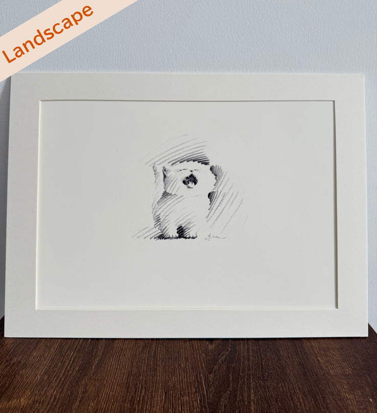 Art Print – "Big Meow"  (2506P004)