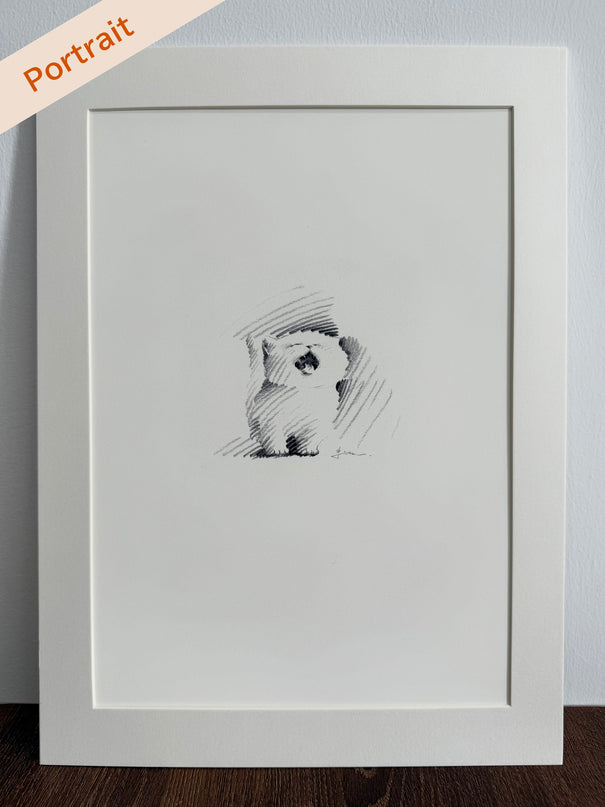 Art Print – "Big Meow"  (2506P004)