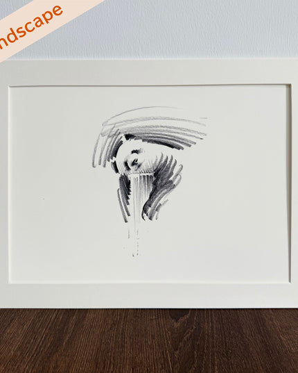 Art Print – "Sleepy Panda"  (2506P006)