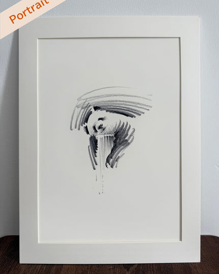 Art Print – "Sleepy Panda"  (2506P006)